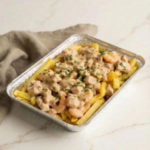 mix de camarones y pollo familiar