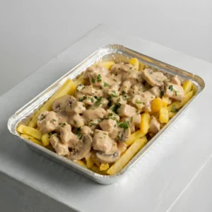 selección especial de pollo y champiñones familiar