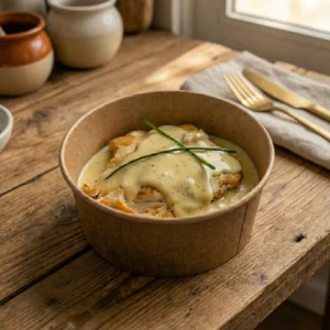 Pechuga de pollo en Mostaza de la Casa