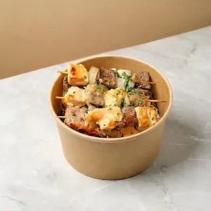 Brochetas de la casa